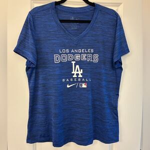 NIKE MLB Short Sleeve Dodgers T-shirt Blue Women’s Size XL